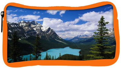 

Snoogg Eco Friendly Canvas Mountain And Cloud Designer Student Pen Pencil Case Coin Purse Pouch Cosmetic Makeup Bag (ORANGE) Pouch(Multicolor)