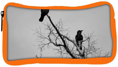 

Snoogg Eco Friendly Canvas Black Crow Birds Designer Student Pen Pencil Case Coin Purse Pouch Cosmetic Makeup Bag (ORANGE) Pouch(Multicolor)