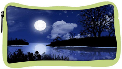 

Snoogg Eco Friendly Canvas Moon Night Designer Student Pen Pencil Case Coin Purse Pouch Cosmetic Makeup Bag (GREEN) Pouch(Multicolor)