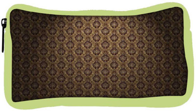

Snoogg Eco Friendly Canvas Abstract Wall Pattern Designer Student Pen Pencil Case Coin Purse Pouch Cosmetic Makeup Bag (GREEN) Pouch(Multicolor)