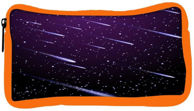 

Snoogg Eco Friendly Canvas Background With Meteor Shower Student Pen Pencil Case Coin Purse Pouch Cosmetic Makeup Bag (ORANGE) Pouch(Multicolor)