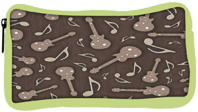 

Snoogg Eco Friendly Canvas Dull Music Instruments Designer Student Pen Pencil Case Coin Purse Pouch Cosmetic Makeup Bag (GREEN) Pouch(Multicolor)
