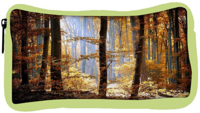 

Snoogg Eco Friendly Canvas Yellow Forest Designer Student Pen Pencil Case Coin Purse Pouch Cosmetic Makeup Bag (GREEN) Pouch(Multicolor)