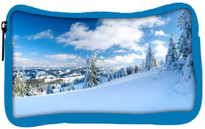 

Snoogg Eco Friendly Canvas Snow Island Designer Student Pen Pencil Case Coin Purse Pouch Cosmetic Makeup Bag (BLUE) Pouch(Multicolor)