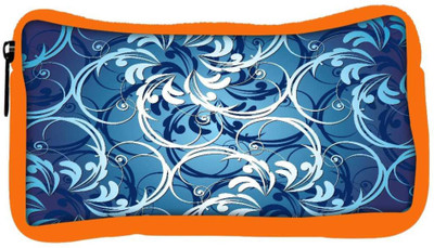 

Snoogg Eco Friendly Canvas Abstract Blue Pattern Designer Student Pen Pencil Case Coin Purse Pouch Cosmetic Makeup Bag (ORANGE) Pouch(Multicolor)