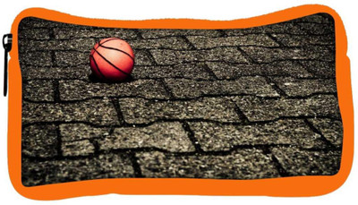 

Snoogg Eco Friendly Canvas Basketball On Street Designer Student Pen Pencil Case Coin Purse Pouch Cosmetic Makeup Bag (ORANGE) Pouch(Multicolor)