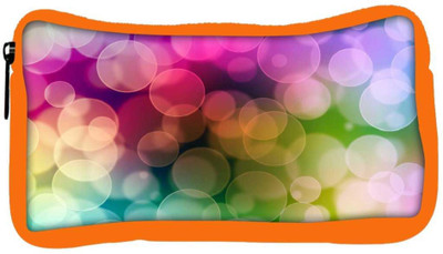

Snoogg Eco Friendly Canvas Lite Color Bubbles Designer Student Pen Pencil Case Coin Purse Pouch Cosmetic Makeup Bag (ORANGE) Pouch(Multicolor)