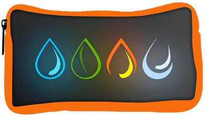 

Snoogg Eco Friendly Canvas The Four Elements Minimalistic Designer Student Pen Pencil Case Coin Purse Pouch Cosmetic Makeup Bag (ORANGE) Pouch(Multicolor)