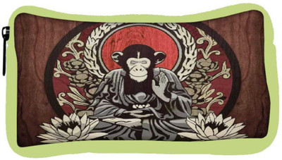 

Snoogg Eco Friendly Canvas Meditating Monkey 2656 Student Pen Pencil Case Coin Purse Pouch Cosmetic Makeup Bag (GREEN) Pouch(Multicolor)