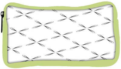 

Snoogg Eco Friendly Canvas Four Layered Patetrn Designer Student Pen Pencil Case Coin Purse Pouch Cosmetic Makeup Bag (GREEN) Pouch(Multicolor)