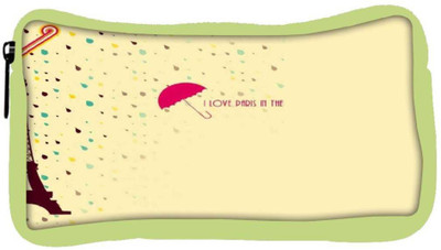 

Snoogg Eco Friendly Canvas Paris In The Rains Student Pen Pencil Case Coin Purse Pouch Cosmetic Makeup Bag (GREEN) Pouch(Multicolor)
