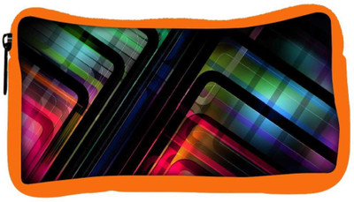 

Snoogg Eco Friendly Canvas Abstract Patterned Design Designer Student Pen Pencil Case Coin Purse Pouch Cosmetic Makeup Bag (ORANGE) Pouch(Multicolor)