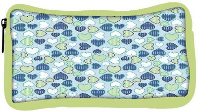 

Snoogg Eco Friendly Canvas Crystals Colourful Student Pen Pencil Case Coin Purse Pouch Cosmetic Makeup Bag (GREEN) Pouch(Multicolor)