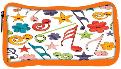 

Snoogg Eco Friendly Canvas Smiley Strings Designer Student Pen Pencil Case Coin Purse Pouch Cosmetic Makeup Bag (ORANGE) Pouch(Multicolor)