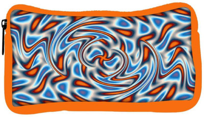 

Snoogg Eco Friendly Canvas Abstract Patterned Design Designer Student Pen Pencil Case Coin Purse Pouch Cosmetic Makeup Bag (ORANGE) Pouch(Multicolor)