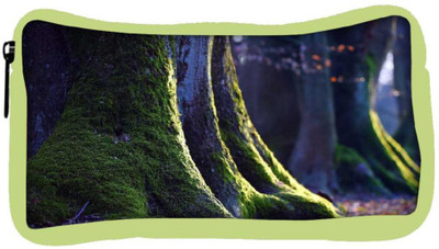 

Snoogg Eco Friendly Canvas Abstract Green Tree Designer Student Pen Pencil Case Coin Purse Pouch Cosmetic Makeup Bag (GREEN) Pouch(Multicolor)