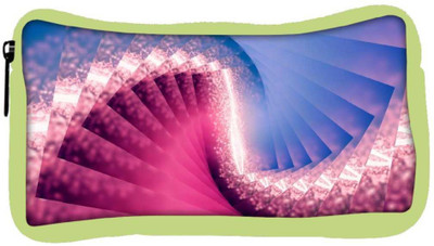 

Snoogg Eco Friendly Canvas Glowing Spiral Abstract Designer Student Pen Pencil Case Coin Purse Pouch Cosmetic Makeup Bag (GREEN) Pouch(Multicolor)