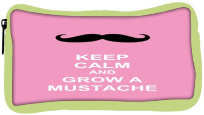 

Snoogg Eco Friendly Canvas Keep Calm And Grow A Mustache Student Pen Pencil Case Coin Purse Pouch Cosmetic Makeup Bag (GREEN) Pouch(Multicolor)