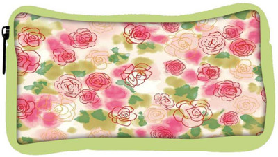 

Snoogg Eco Friendly Canvas Flower Style Student Pen Pencil Case Coin Purse Pouch Cosmetic Makeup Bag (GREEN) Pouch(Multicolor)