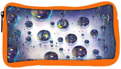 

Snoogg Eco Friendly Canvas Abstract Water Bubbles Student Pen Pencil Case Coin Purse Pouch Cosmetic Makeup Bag (ORANGE) Pouch(Multicolor)