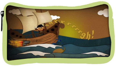 

Snoogg Eco Friendly Canvas Pirate Ship 2683 Student Pen Pencil Case Coin Purse Pouch Cosmetic Makeup Bag (GREEN) Pouch(Multicolor)