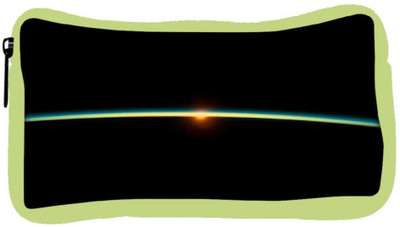 

Snoogg Eco Friendly Canvas Solar Sun Designer Student Pen Pencil Case Coin Purse Pouch Cosmetic Makeup Bag (GREEN) Pouch(Multicolor)