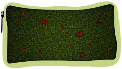 

Snoogg Eco Friendly Canvas Leaves With Berry Designer Student Pen Pencil Case Coin Purse Pouch Cosmetic Makeup Bag (GREEN) Pouch(Multicolor)