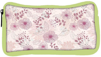 

Snoogg Eco Friendly Canvas Floral Petals Designer Student Pen Pencil Case Coin Purse Pouch Cosmetic Makeup Bag (GREEN) Pouch(Multicolor)