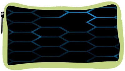 

Snoogg Eco Friendly Canvas Honeycomb Systemology Student Pen Pencil Case Coin Purse Pouch Cosmetic Makeup Bag (GREEN) Pouch(Multicolor)