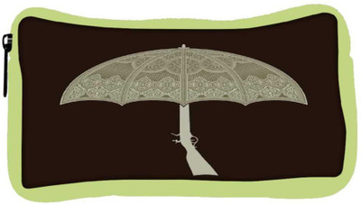 

Snoogg Eco Friendly Canvas Umbrella Gun 2495 Student Pen Pencil Case Coin Purse Pouch Cosmetic Makeup Bag (GREEN) Pouch(Multicolor)