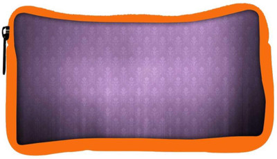 

Snoogg Eco Friendly Canvas Abstract Purple Pattern Designer Student Pen Pencil Case Coin Purse Pouch Cosmetic Makeup Bag (ORANGE) Pouch(Multicolor)