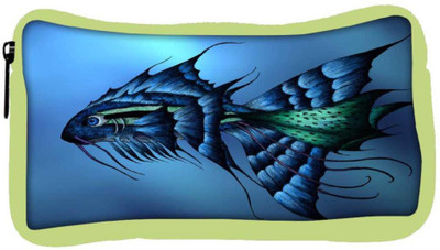 

Snoogg Eco Friendly Canvas Dark Blue Fish Designer Student Pen Pencil Case Coin Purse Pouch Cosmetic Makeup Bag (GREEN) Pouch(Multicolor)