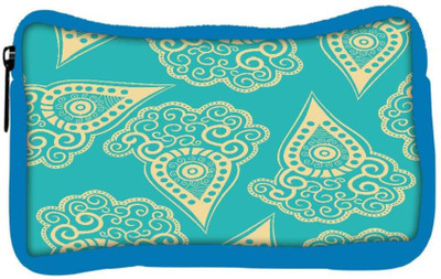 

Snoogg Eco Friendly Canvas Light Yellow Blue Pattern Designer Student Pen Pencil Case Coin Purse Pouch Cosmetic Makeup Bag (BLUE) Pouch(Multicolor)