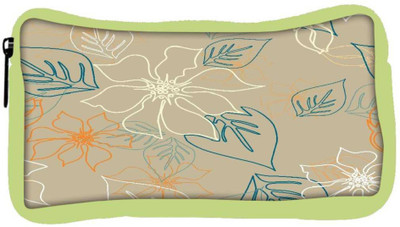 

Snoogg Eco Friendly Canvas Floral Sketch Cream Designer Student Pen Pencil Case Coin Purse Pouch Cosmetic Makeup Bag (GREEN) Pouch(Multicolor)