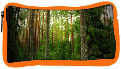 

Snoogg Eco Friendly Canvas Wooden Trees Used Designer Student Pen Pencil Case Coin Purse Pouch Cosmetic Makeup Bag (ORANGE) Pouch(Multicolor)