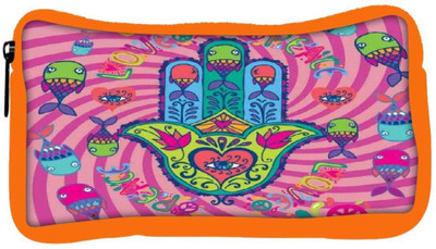 

Snoogg Eco Friendly Canvas Love And Peace Student Pen Pencil Case Coin Purse Pouch Cosmetic Makeup Bag (ORANGE) Pouch(Multicolor)