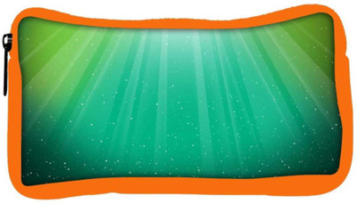 

Snoogg Eco Friendly Canvas Multicolor Background Designer Student Pen Pencil Case Coin Purse Pouch Cosmetic Makeup Bag (ORANGE) Pouch(Multicolor)