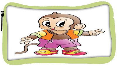 

Snoogg Eco Friendly Canvas Comic Character Background Student Pen Pencil Case Coin Purse Pouch Cosmetic Makeup Bag (GREEN) Pouch(Multicolor)