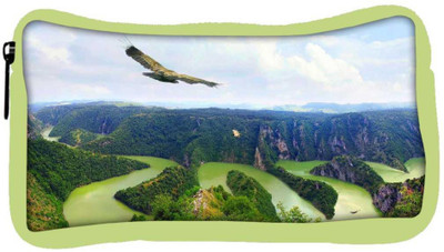 

Snoogg Eco Friendly Canvas Eagle Flying Designer Student Pen Pencil Case Coin Purse Pouch Cosmetic Makeup Bag (GREEN) Pouch(Multicolor)