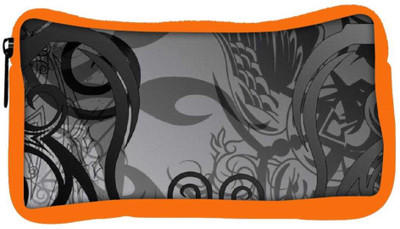 

Snoogg Eco Friendly Canvas Grey Abstract Student Pen Pencil Case Coin Purse Pouch Cosmetic Makeup Bag (ORANGE) Pouch(Multicolor)