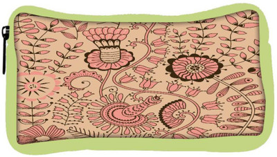

Snoogg Eco Friendly Canvas Seamless Texture With Flowers And Butterflies Endless Floral Pattern Student Pen Pencil Case Coin Purse Pouch Cosmetic Makeup Bag (GREEN) Pouch(Multicolor)