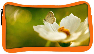 

Snoogg Eco Friendly Canvas White Butterfly In White Flower Designer Student Pen Pencil Case Coin Purse Pouch Cosmetic Makeup Bag (ORANGE) Pouch(Multicolor)
