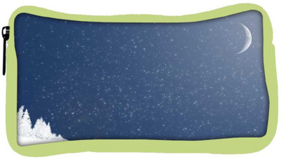 

Snoogg Eco Friendly Canvas Snow Nite Designer Student Pen Pencil Case Coin Purse Pouch Cosmetic Makeup Bag (GREEN) Pouch(Multicolor)