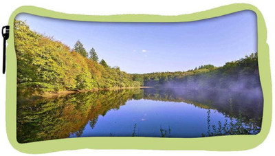 

Snoogg Eco Friendly Canvas River And Forest Designer Student Pen Pencil Case Coin Purse Pouch Cosmetic Makeup Bag (GREEN) Pouch(Multicolor)
