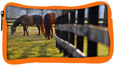 

Snoogg Eco Friendly Canvas Horse In A Garden Designer Student Pen Pencil Case Coin Purse Pouch Cosmetic Makeup Bag (ORANGE) Pouch(Multicolor)