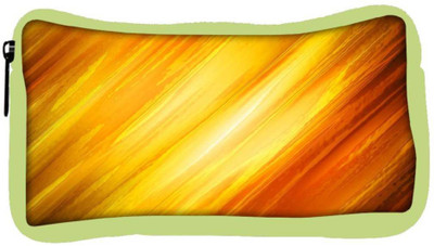 

Snoogg Eco Friendly Canvas Abstract Yellow And Orange Designer Student Pen Pencil Case Coin Purse Pouch Cosmetic Makeup Bag (GREEN) Pouch(Multicolor)