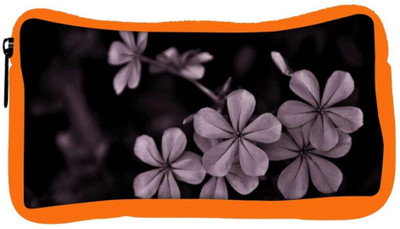 

Snoogg Eco Friendly Canvas Grey Flower Designer Student Pen Pencil Case Coin Purse Pouch Cosmetic Makeup Bag (ORANGE) Pouch(Multicolor)