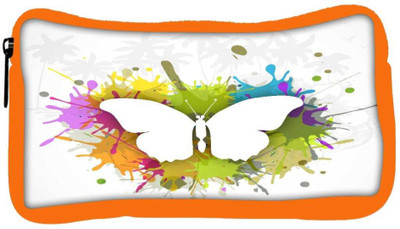 

Snoogg Eco Friendly Canvas Abstract Summer Background Student Pen Pencil Case Coin Purse Pouch Cosmetic Makeup Bag (ORANGE) Pouch(Multicolor)