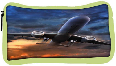 

Snoogg Eco Friendly Canvas Airliner Take Off Illustration Student Pen Pencil Case Coin Purse Pouch Cosmetic Makeup Bag (GREEN) Pouch(Multicolor)