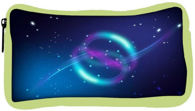 

Snoogg Eco Friendly Canvas Sparkling Circles Designer Student Pen Pencil Case Coin Purse Pouch Cosmetic Makeup Bag (GREEN) Pouch(Multicolor)